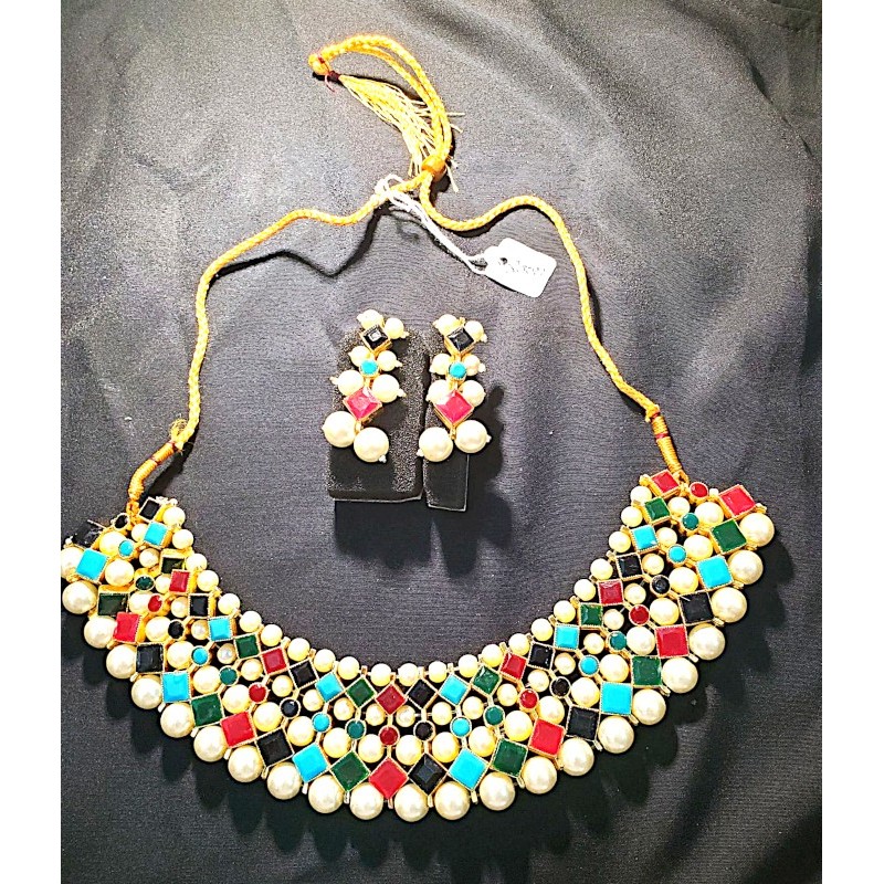 Necklace with Earrings-7