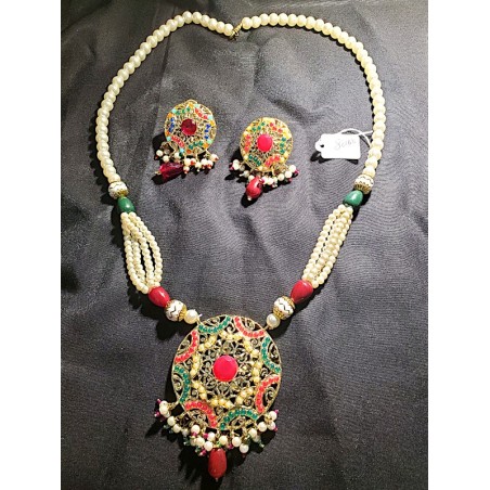 Necklace with Earrings-10